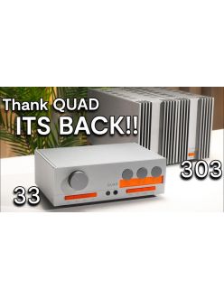 Стерео комплект - Стерео передпідсилювач Quad 33 + Підсилювач потужності Quad 303*2