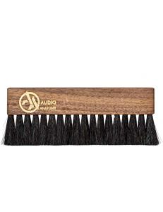 Audio Anatomy Walnut Wood Brush With Antistatic Goat And Nylon Fiber - Deluxe Dry & Wet Cleaning Audio Anatomy Walnut Wood Brush With Antistatic Goat And Nylon Fiber - Deluxe Dry & Wet Cleaning