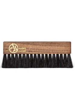 Щетка для виниловых пластинок Audio Anatomy Walnut Wood Brush With Antistatic Goat And Nylon Fiber - Deluxe Dry & Wet Cleaning