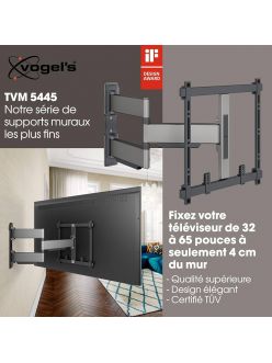 Поворотний настінний кронштейн для телевізора Vogels TVM 5445