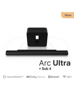 Комплект Домашнього кінотеатру Sonos Arc Ultra + Sub 4 Gen