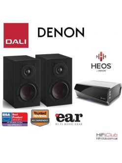 Стерео комплект Dali Opticon 2+Denon Heos Amp