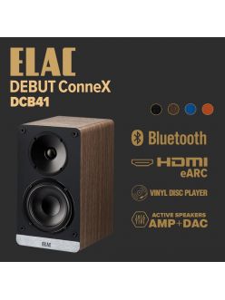 Активна бездротова акустика Elac DEBUT CONNEX DCB41 (DEBUT CONNEX DCB41 Walnut)