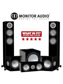 Комплект акустики Monitor Audio Silver 200+Silver FX+Silver C150+Silver W12