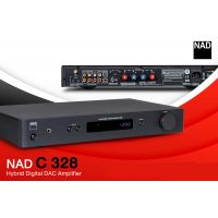 Огляд NAD C 328 Гібридний цифровий ЦАП з інтегрованим підсилювачем.