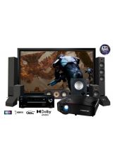 Acer Predator GD711 4K UHD 3D-проектор Onkyo TX-SR494 Jamo S 809 Колонки та екран 7.1 (5.1.2) Повний комплект ігрового домашнього кінотеатру