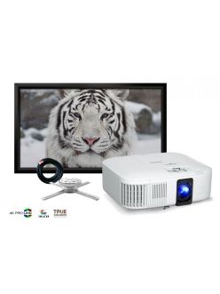 Проектор Epson EH-TW6250 4K PRO-UHD для домашнього кінотеатру | Екран | Кріплення | Кабель | Театральний пакет 1