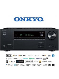 7.2-канальний 8K THX Atmos AV-ресивер для домашнього кінотеатру Onkyo TX-NR6100 | AirPlay 2 | Розумне голосове керування