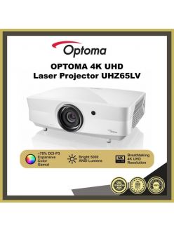 OPTOMA UHZ65LV Яскравий лазерний 4K UHD проектор для дому