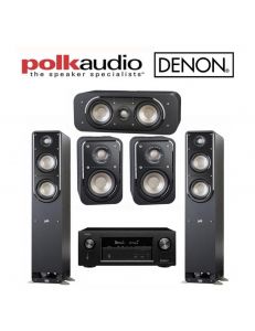 Polk Audio Signature S50e+S30e+S10e+Denon AVR-S 760H