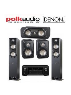 Комплект ДК Polk Audio Signature S50e+S30e+S10e+Denon AVR-S 760H