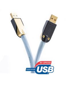 Supra USB 2.0 A-А MALE BLUE 1M