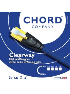 Ethernet кабель CHORD Clearway Digital Streaming 0.75m
