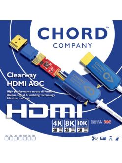 Міжблочний кабель CHORD Clearway HDMI AOC 8k (48Gbps) 8m