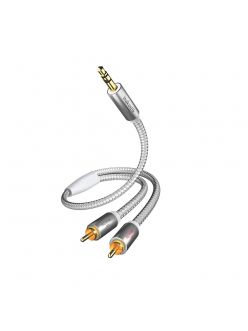 Inakustik Premium 3,5 mm Mini Jack  > 2 x RCA Аудіокабель