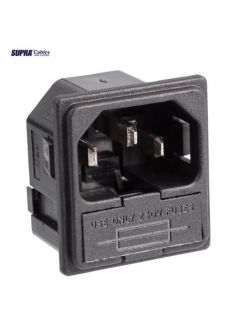 Конектор силовий SUPRA Cables MAINS JACK MCH-10 MALE WITH FUSE