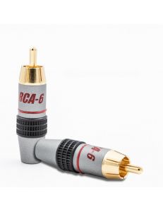 SUPRA RCA-6 PLUG RED BULK