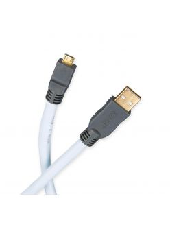 Міжблочний USB кабель SUPRA Cables USB 2.0 A-MICRO B BLUE 2M