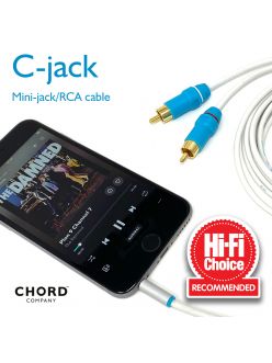 Міжблочний кабель CHORD C-Jack 3.5mm Stereo to 2RCA 1.5m