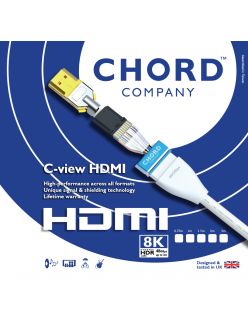 Міжблочний кабель CHORD C-view HDMI 1m 8k (48Gbps)