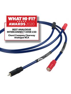Міжблочний аналоговий кабель CHORD Clearway 2RCA to 2RCA 1m