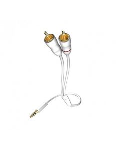 Inakustik Star 3,5mm Mini Jack > 2 x RCA white 3,0m