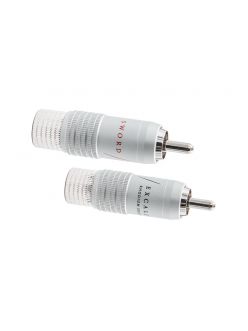 Конектор SUPRA Cables RCA-8SL RHODIUM RED/BLACK PAIR BULK