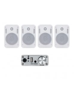 SKY SOUND WIFI BOX-2404 WHITE Акустичний комплект (до 70 кв.м.)