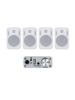 SKY SOUND WIFI BOX-1404 WHITE Акустичний комплект (до 35 кв.м)