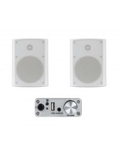 SKY SOUND WIFI BOX-3002 WHITE Акустичний комплект (до 40 кв.м)