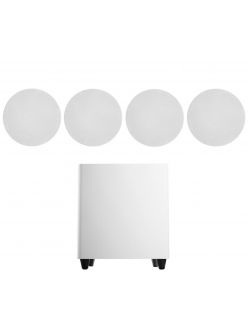 SKY SOUND SUBT-10W/FLC-6,5 (2*40Вт) WHITE Акустичний комплект (до 100 кв.м)