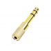 Конектор SKY SOUND SJ-022 (6.3 мм Jack F - 3.5 мм Jack M) GOLD