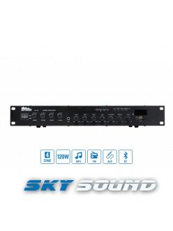 Трансляційний підсилювач SKY SOUND MK-120W (4-ZONE)