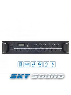 Трансляційний підсилювач SKY SOUND SA-300W (6-ZONE)