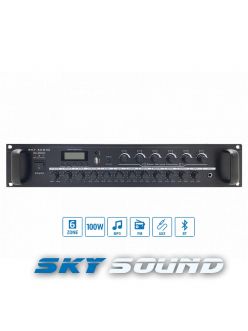 Трансляційний підсилювач SKY SOUND SA-200W (6-ZONE)