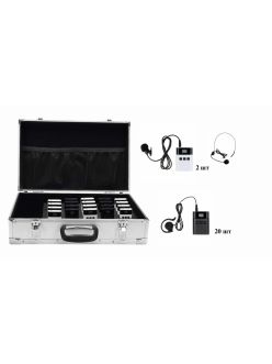 Бездротова система тур-гід DV audio TGD-KIT2T20R комплект