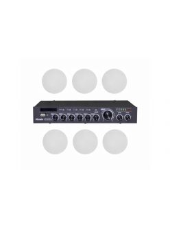 Комплект звуку DV audio DMA1206CMG5W для приміщення до 180м.кв.