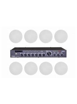 Комплект звуку DV audio DMA2408CMG6W для приміщення до 240м.кв.