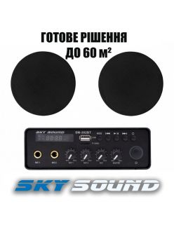Трансляційний комплект SKY SOUND SMF-3522 BLACK (до 60  кв.м.)