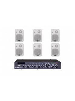 Комплект звуку DV audio DMA606CON1W для приміщення до 120м.кв.