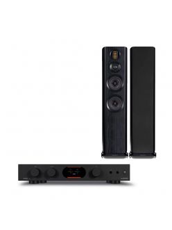 Стерео комплект - Підсилювач Audiolab 7000A + Підлогові колонки Wharfedale EVO4.4