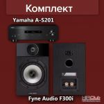 Fyne Audio F300i + Yamaha A-S201