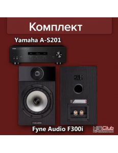 Fyne Audio F300i + Yamaha A-S201