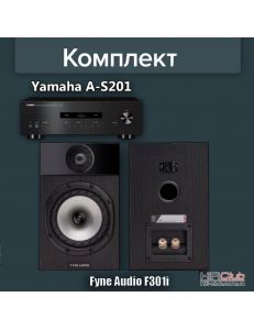 Fyne Audio F301i + Yamaha A-S201