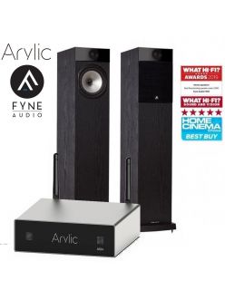 Стерео комплект Fyne Audio F302i + Arylic A50+