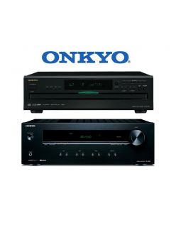 Стерео комплект - Стереоресивер Onkyo TX-8220 + CD чейнджер на 6 дисків Onkyo DX-C390