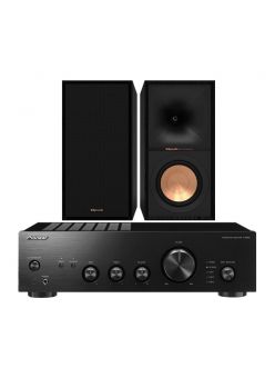 Стерео комплект Pioneer A-10AE + Klipsch R-50M