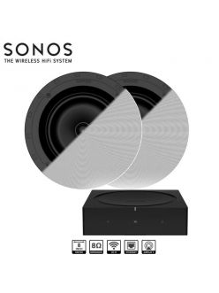 Стерео комплект Sonos Amp + 2 x Sonos 8-Inch Ceiling Speakers