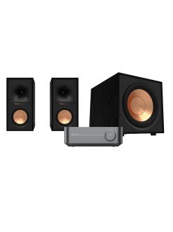 Стерео комплект WiiM Amp + Klipsch R-40M + Klipsch R-101SW