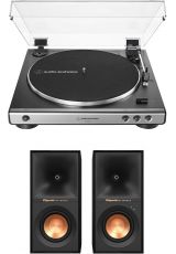 Audio-Technica AT-LP60X Bluetooth + Klipsch R-40PM